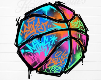 graffiti basketball png, graffiti basketball, colorful basketball png, cool basketball png, basketball graffiti png, basketball graffiti