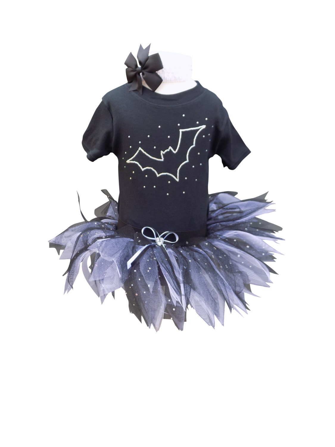 Kleinkind Baby Mädchen Halloween Outfits Kostüm Langarm Rüschen T-Shirt Kürbis Fledermaus Geist Tutu Rock Kleidung Set 18 Monate bis 6 Jahre 