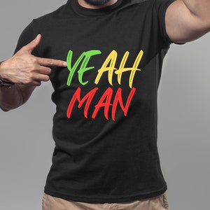 Novelty Unisex Slogan T-Shirts Yeah Man Tees Men Ladies Personalised Funny Gift Christmas