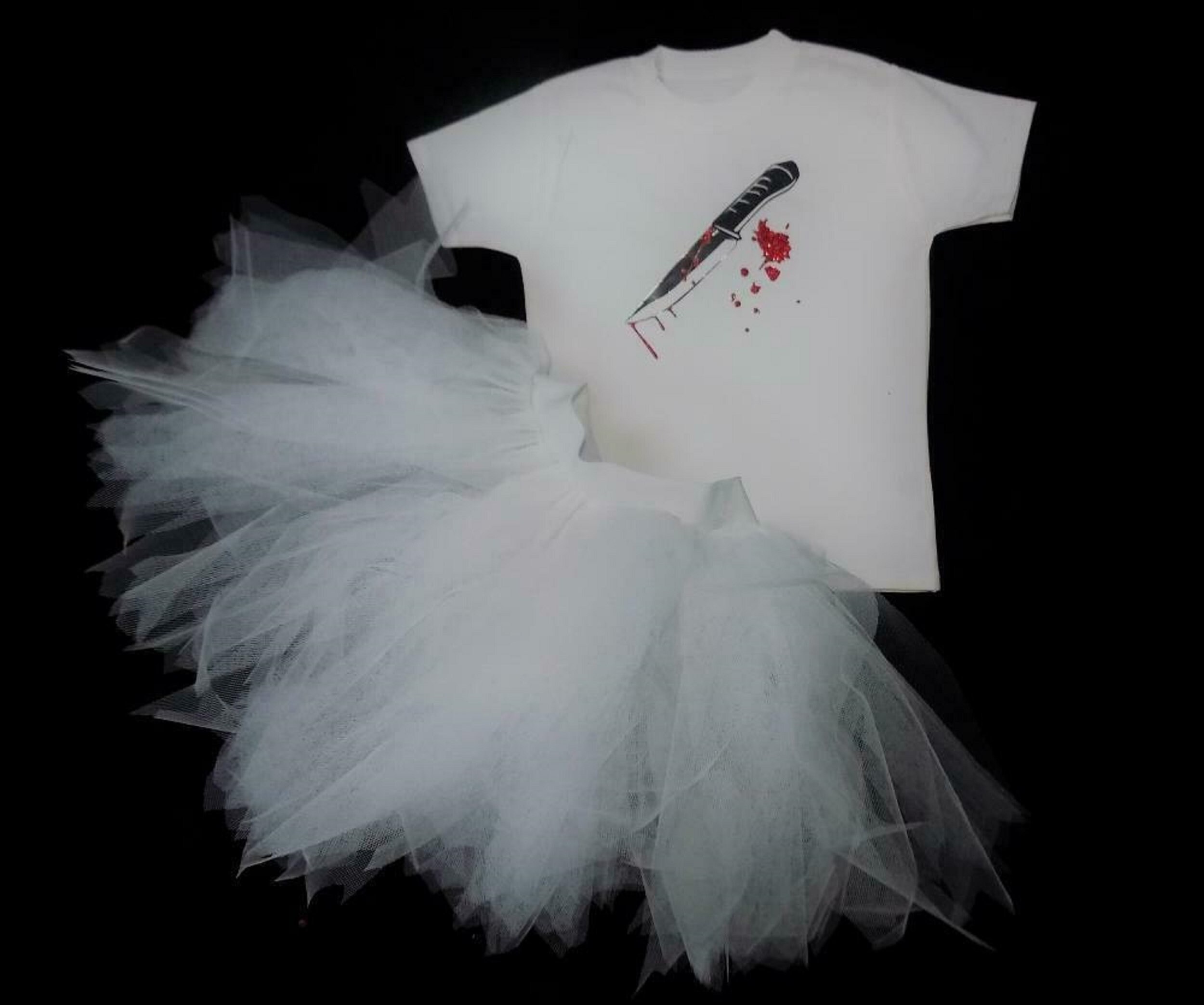 Chucky Bride Tutu Top Child Fancy Dress Play Halloween Costume Etsy