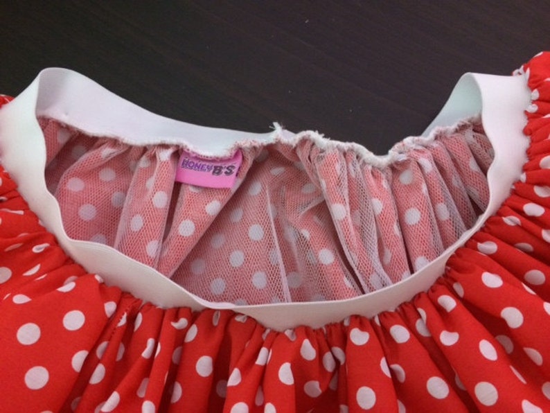 Festive Christmas Minnie Mouse Tutu Skirt Red White Polka Dots White Faux Fur Trim 80 Fancy Dress Hen Party Girls Book Week