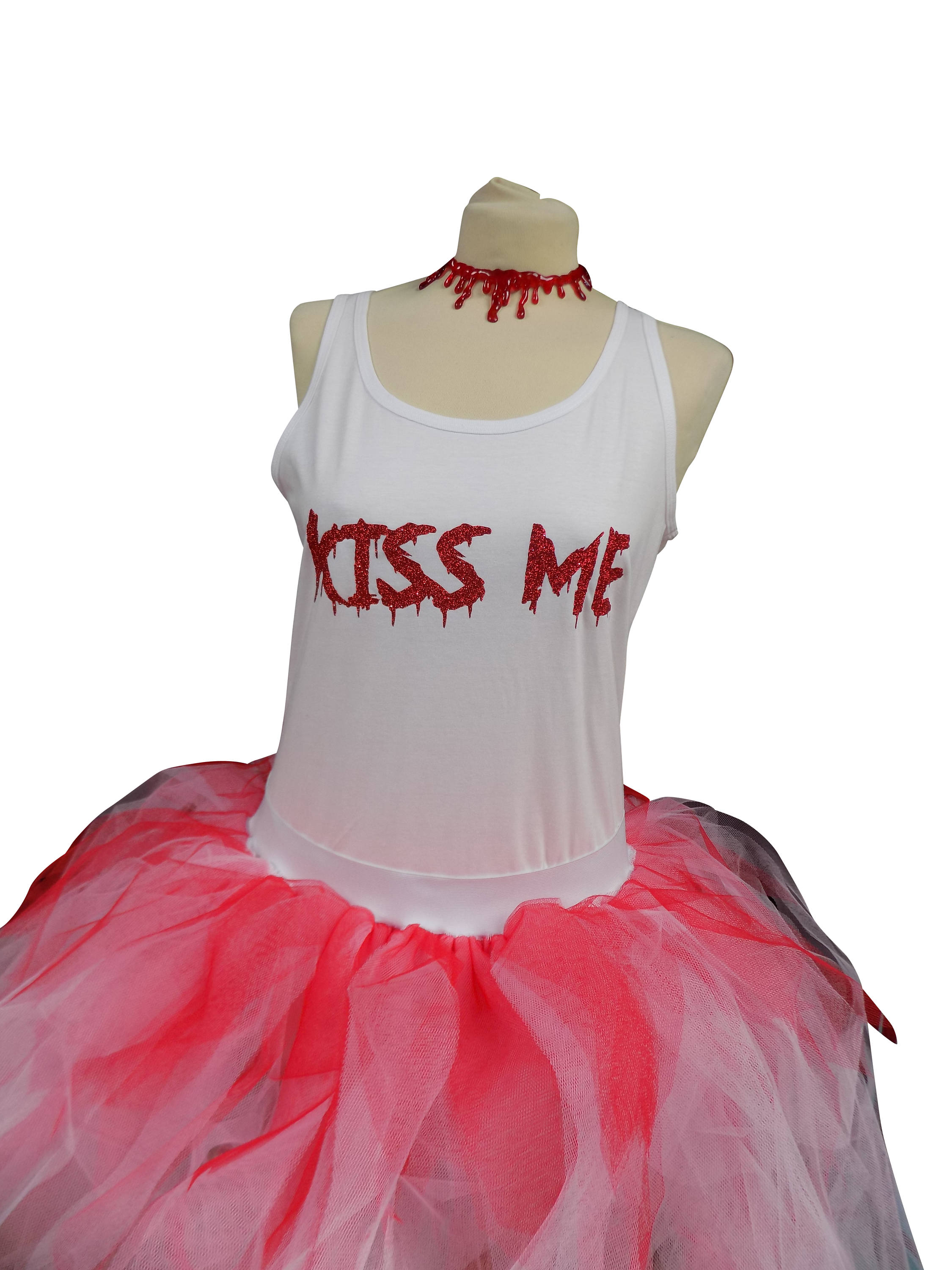Purge Tutu Skirt Blood Necklace T Shirt Halloween Fancy Dress Etsy UK