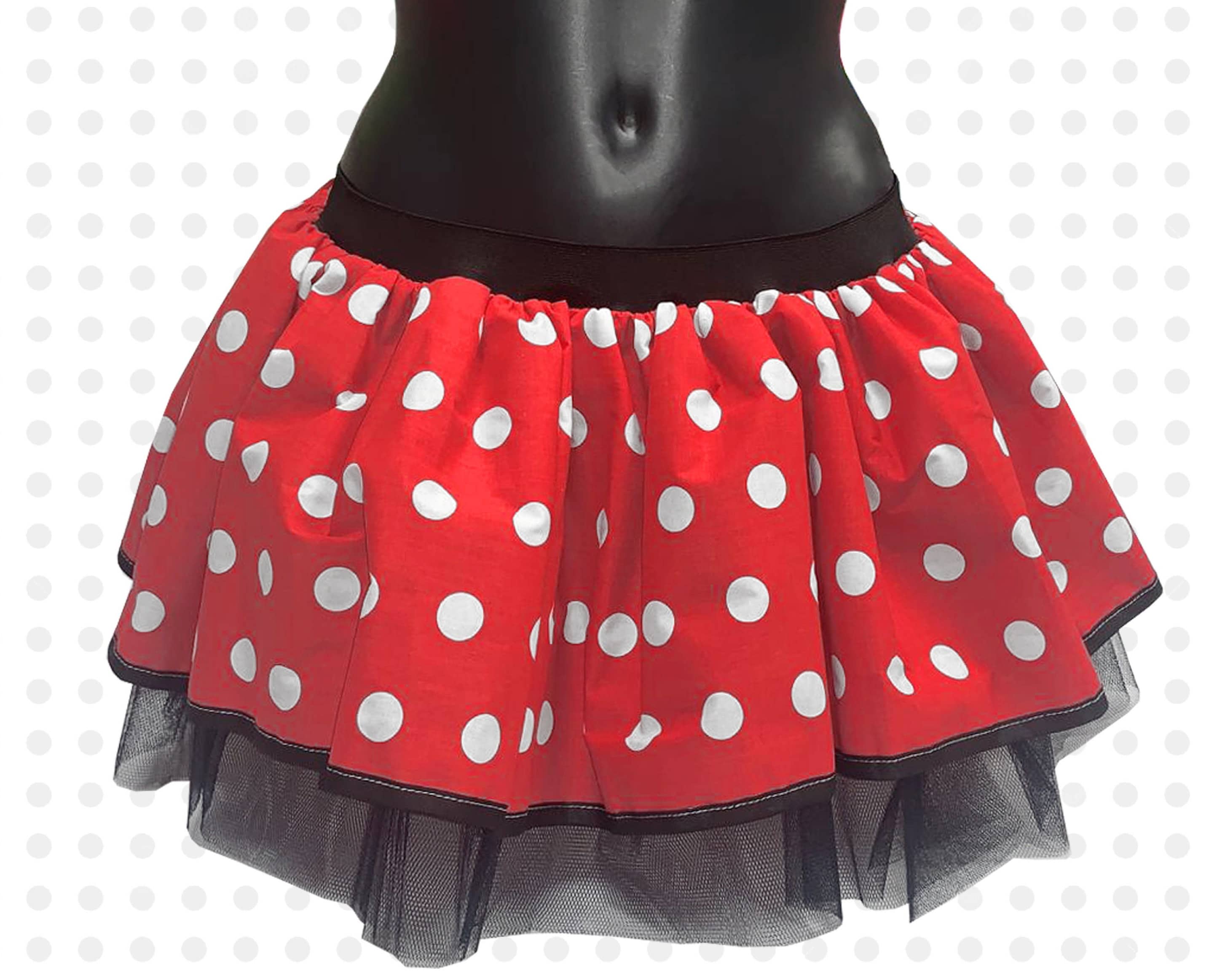 Minnie Mouse Polka Dot Red Leggings Women's Plus Size Pants Disney World  Disney Land 