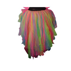 Yellow Tutu with Necklace Legwarmers and Fishnet Gloves main image 1