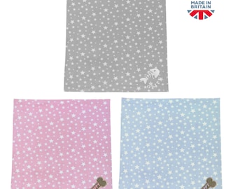 Personalised Star Fleece Pet Blankets Star Print Dog Cat Puppy Kitten Handmade Soft Gift Puppy Party Gift