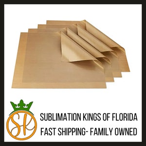 Teflon Heat Resistant Sheet | Size 16x12 | Waterproof | Reusable | Non-Stick | Tear Resistant | Heat Press Accessories