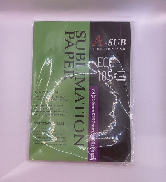 How To Sublimate Using A-Sub Sublimation Paper 