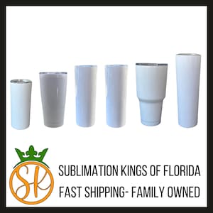12, 15, 20 and 30oz Stainless-Steel Tumbler - Sublimation