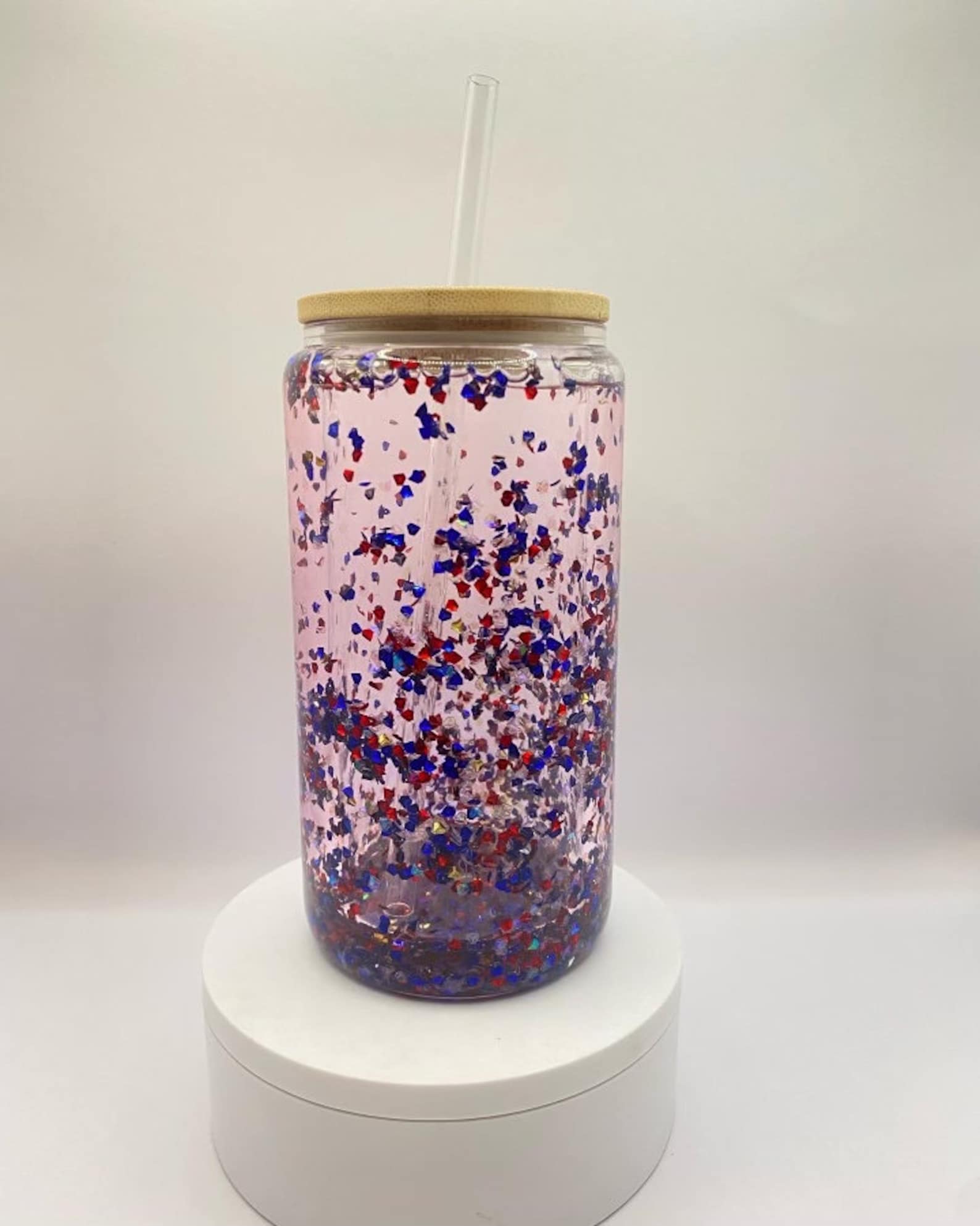 Sublimation Snow Globe Glass Can 12 Oz 15 Oz or 20 Oz Blank Etsy