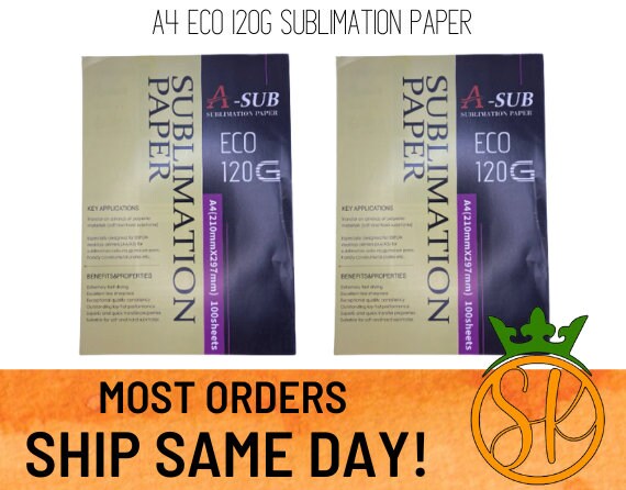 A SUB Sublimation Paper 120g A4 8 1 4x 11 3 4 Etsy
