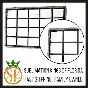 Sublimation Black Border Blanket | Rectangle | 3x5 Feet | 20 Tiles of Sublimation | Sublimation Ready | Personalized Gifts | Wedding Favors