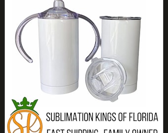 12oz Straight Sippy Cup Duo - Sublimation