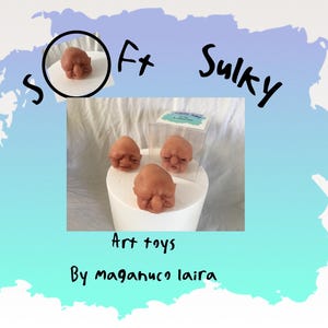 Squishy heads in Platinum Silicone | Soft Sulky Soft Stress-Relief Toy | Customizable Silicone Mouth  for Cosplay, Collectors, and Artists