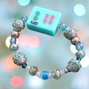 Free Shipping -  Mahjong  Bracelet - Mahjong Gift - Mahjong Jewelry
