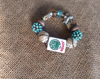 Mahjong Bracelet - Free Shipping  - Mahjong Jewelry - Mahjong Joker