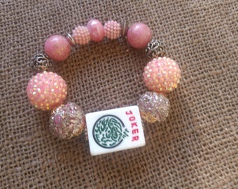 Mahjong Bracelet - Free Shipping  - Mahjong Jewelry - Mahjong Joker