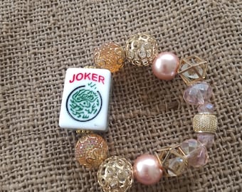 Mahjong Bracelet - Free Shipping  - Mahjong Jewelry - Mahjong Joker