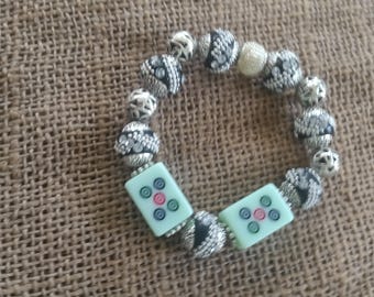 Mahjongarmband - gratis verzending - Mahjongtegelsieraden - Mahjongcadeau