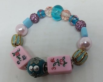 Mahjong Bracelet - Free Shipping - Mahjong Tile Jewelry - Mahjong Gift