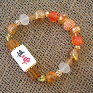 Mahjong armband - Gratis Verzending - Mini Mahjong Tegel Sieraden - Mahjong Gift