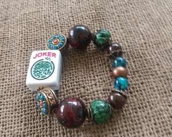 Mahjong Bracelet - Free Shipping  - Mahjong Jewelry - Mahjong Joker