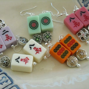 Mahjong Earrings Mahjong Jewelry Mahjong Gift image 10