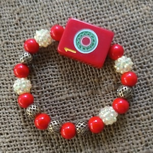 Mahjong Jewelry - Free Shipping -  Mahjong Gift - One Dot Bracelet