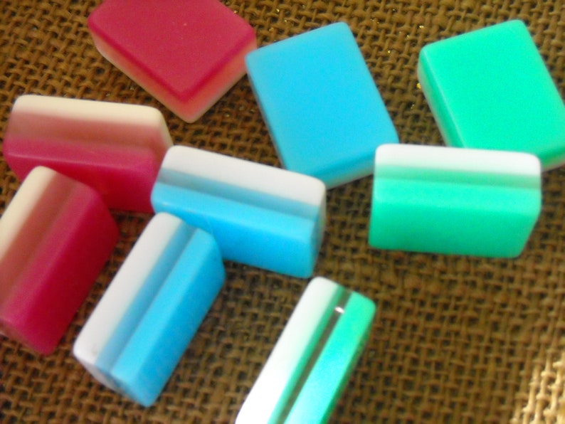 Triple Layer Mahong Mahjong Crafts Mahjong Supplies Tri Color Mahjong Tiles with Free Shipping Mahjong Tiles for Crafts