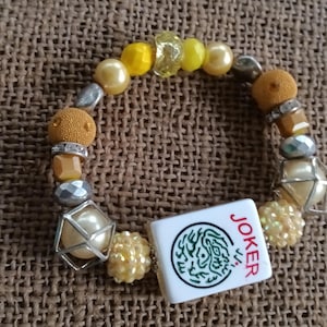 Mahjong Jewelry - Free Shipping -  Mahjong Gift - Mahjong Joker Bracelet