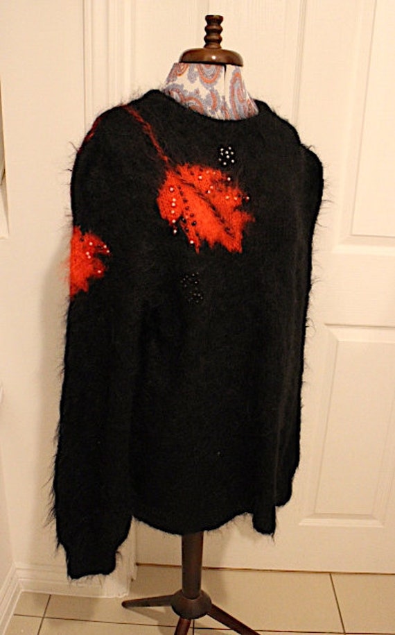 Mohair Wool Jumper, 1980s Jumper, Fugly Jumper, Ug