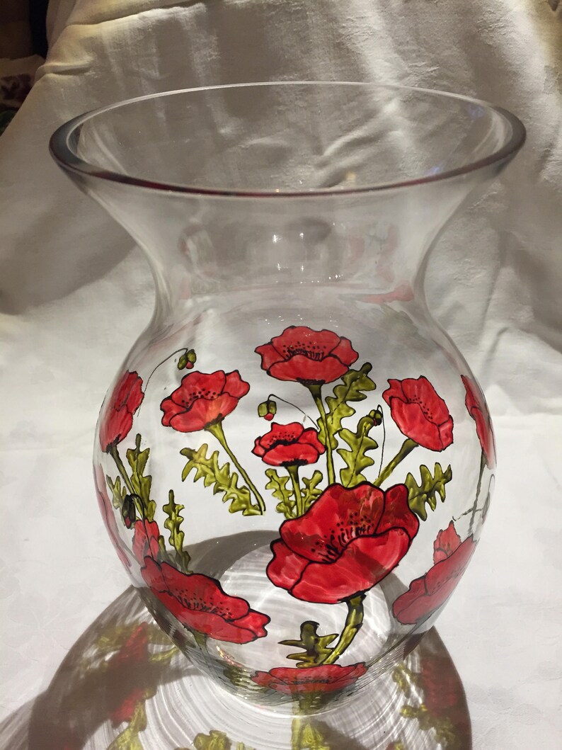 Poppy Vase Etsy