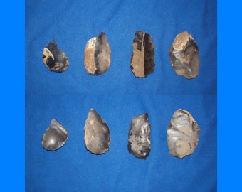 Four Neolithic or Mesolithic Scrapers #3016
