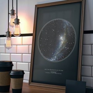 Personalized Star Map Gift | Night Sky Print | Custom Star Chart | Star Map Poster | Sky Map Art | Anniversary Gift | Christmas Gift