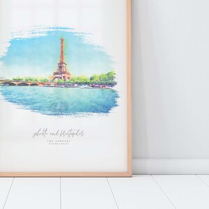 Winter Wedding Venue Illustration is the Perfect Venue Watercolor Wedding Gift