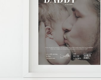 Father's Day Gift | Custom Photo Gift Idea | Daddy Photo Print | Gift for Dad | Father's Day Print | First Father's Day Gift | Daddy Gifts