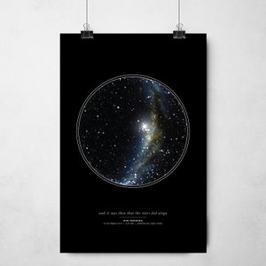 Gepersonaliseerd cadeau sterrenkaart | Nachtelijke hemelprint | Aangepaste sterrenkaart | Sterrenkaartposter | Sterrenbeeldkunst | Luchtkaartkunst | Jubileumcadeau