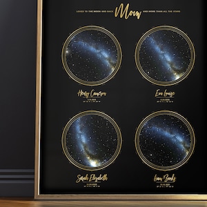 Gepersonaliseerd cadeau sterrenkaart | Nachtelijke hemelprint | Aangepaste sterrenkaart | Sterrenkaartposter | Vaderdagcadeau | Cadeau voor papa | Verjaardagscadeau vader