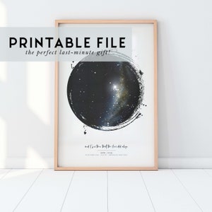 Regalo mappa stellare personalizzato / Stampa del cielo notturno / Mappa stellare personalizzata / Poster mappa stellare / Arte delle costellazioni / Arte mappa del cielo / Regalo di anniversario