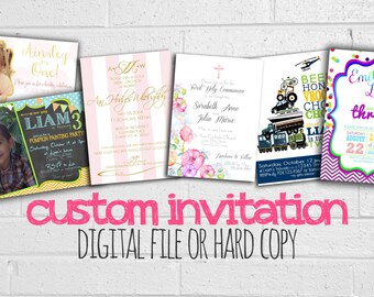 unique invitations etsy