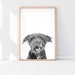 Custom Pet Portrait | Dog Portrait | Cat Portrait | Portrait from Photo | Peekaboo Pet | Pet Memorial Gift | Pet Art | Pet Art Print