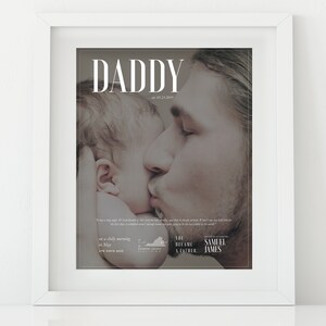 Father&#39;s Day Gift | Custom Photo Gift Idea | Daddy Photo Print | Gift for Dad | Father&#39;s Day Print | First Father&#39;s Day Gift | Daddy Gifts