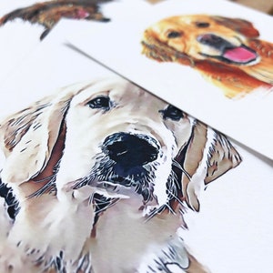 Retrato de mascota personalizado / Retrato de perro / Retrato de gato / Retrato de foto / Peekaboo Pet / Pet Memorial Gift / Pet Art / Pet Art Print imagen 4