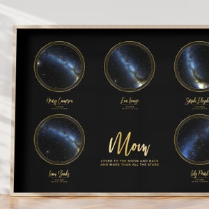 Gepersonaliseerd cadeau sterrenkaart | Nachtelijke hemelprint | Aangepaste sterrenkaart | Sterrenkaartposter | Vaderdagcadeau | Cadeau voor papa | Verjaardagscadeau vader