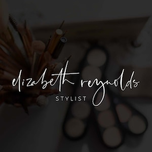 Premade Logo Design - Handwritten Logo - Signature Logo - Photography Logo Design Package - Branding - Business Logo - Calligraphy Logo