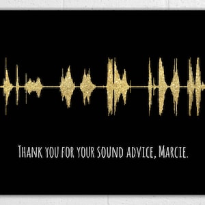 Custom Sound Wave Art Print - Voice Wave - Choose Your Colors -  Up to 5 voices - Christmas, Birthday, Mother&#39;s Day, Father&#39;s Day Gift