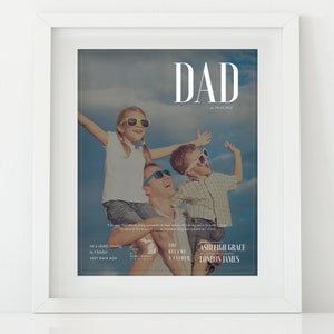 Father&#39;s Day Gift | Custom Photo Gift Idea | Daddy Photo Print | Gift for Dad | Father&#39;s Day Print | First Father&#39;s Day Gift | Daddy Gifts