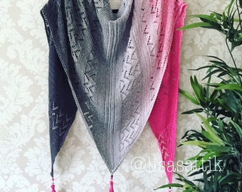 PDF Shawl Knitting Pattern - Follow Your Dream