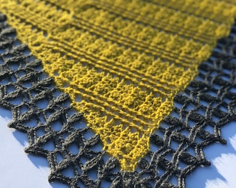 PDF Crochet Shawl Pattern - Shift and Slide