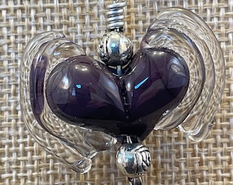 Winged Heart - Plum