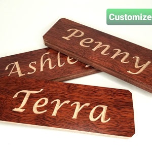 Name Sign, Custom Name Carving, Carved Name Plate, Wooden Name, Engraved wooden name, Personalized Name, Desk Name Sign